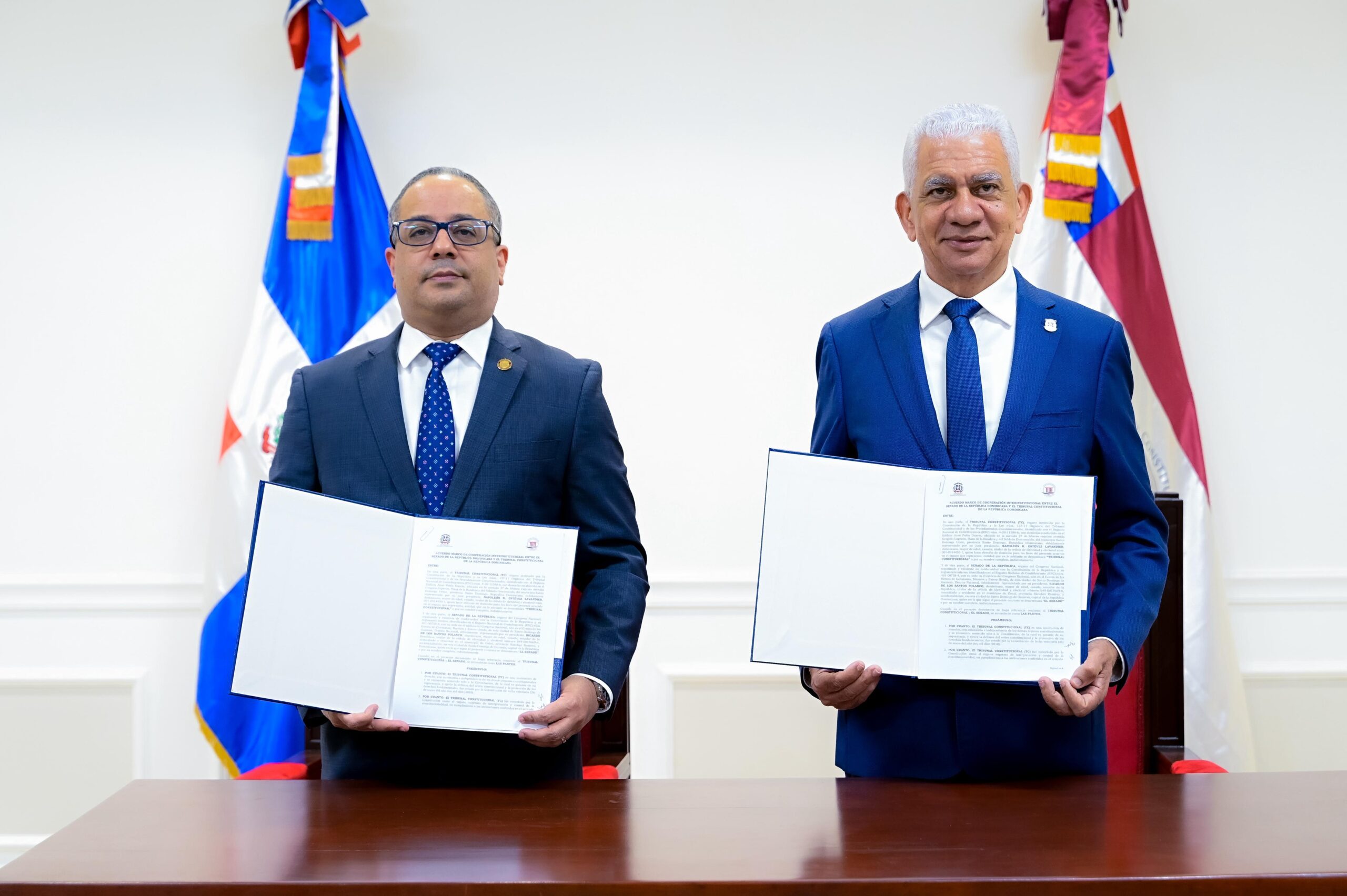 Senado y TC acuerdan cooperación interinstitucional