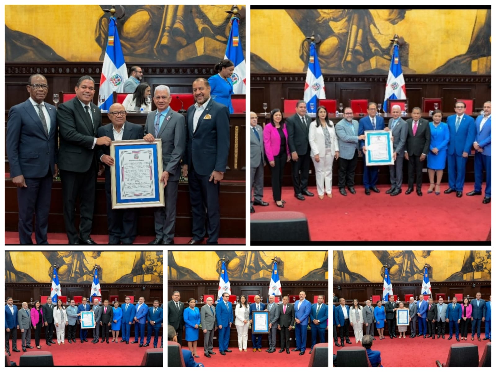 Senado reconoce a profesionales de la medicina