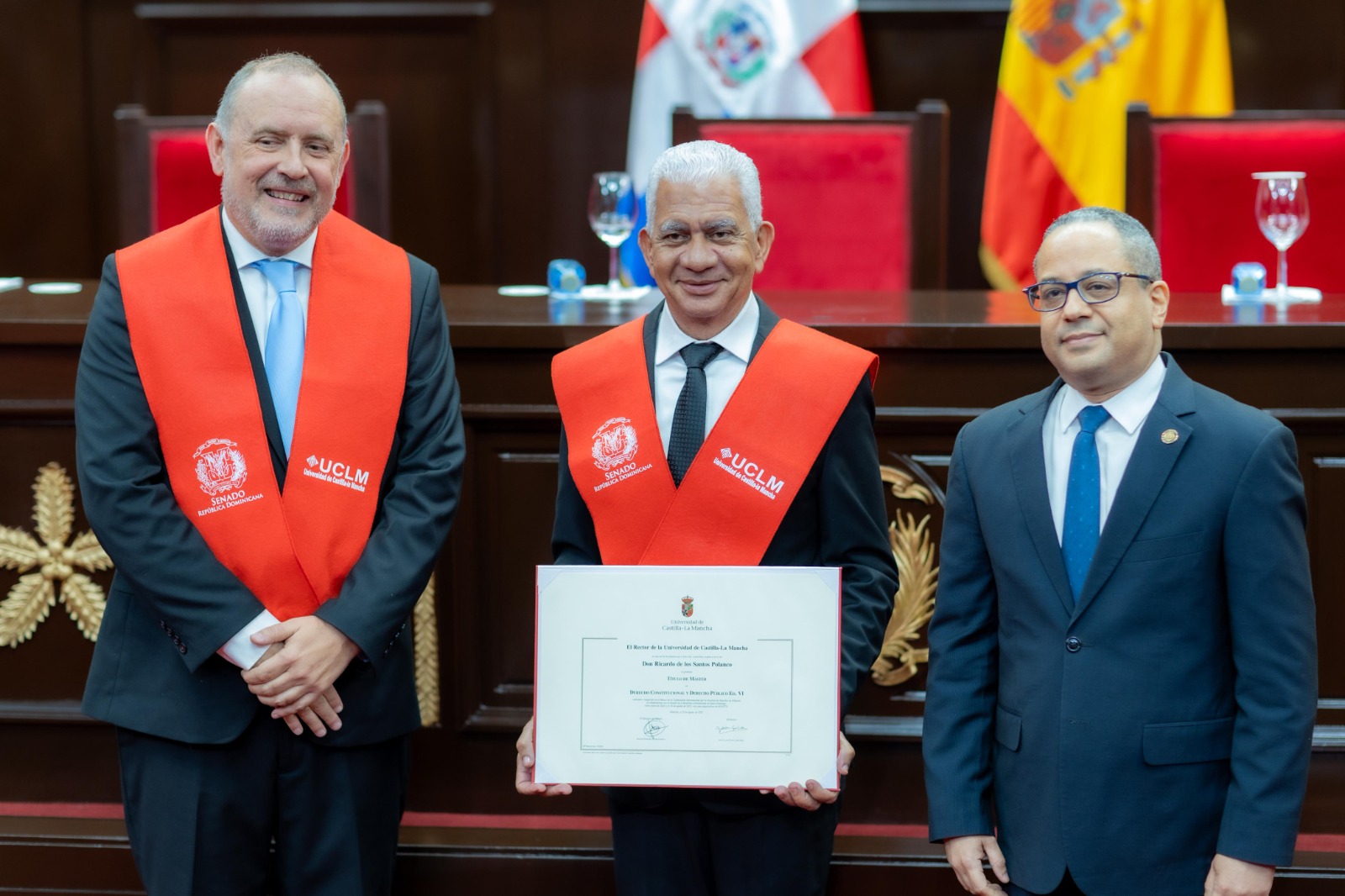 El Senado de RD y la Universidad de Castilla-La Mancha culminan Máster en Derecho Constitucional y Público