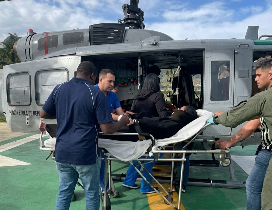 Helipuerto de La Vega clave en rescate paciente en Pico Duarte