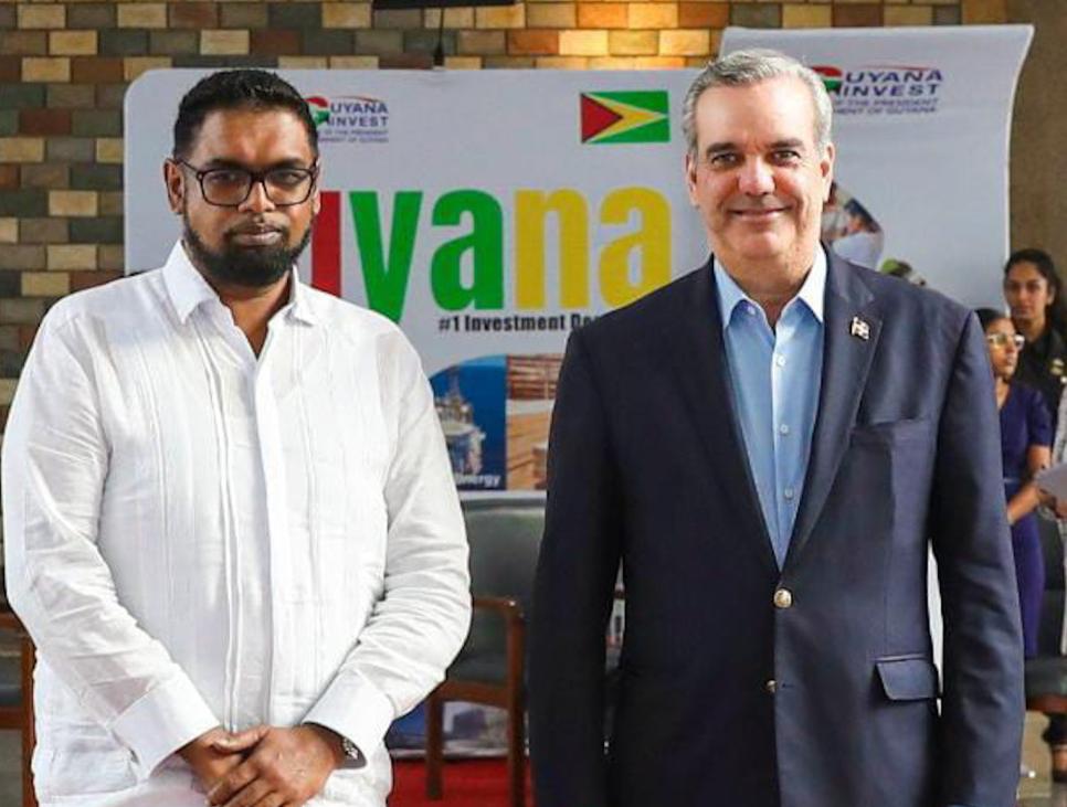 Abinader viaja hoy a Guyana; se reunirá con el mandatario Mohamed Irfaan Ali