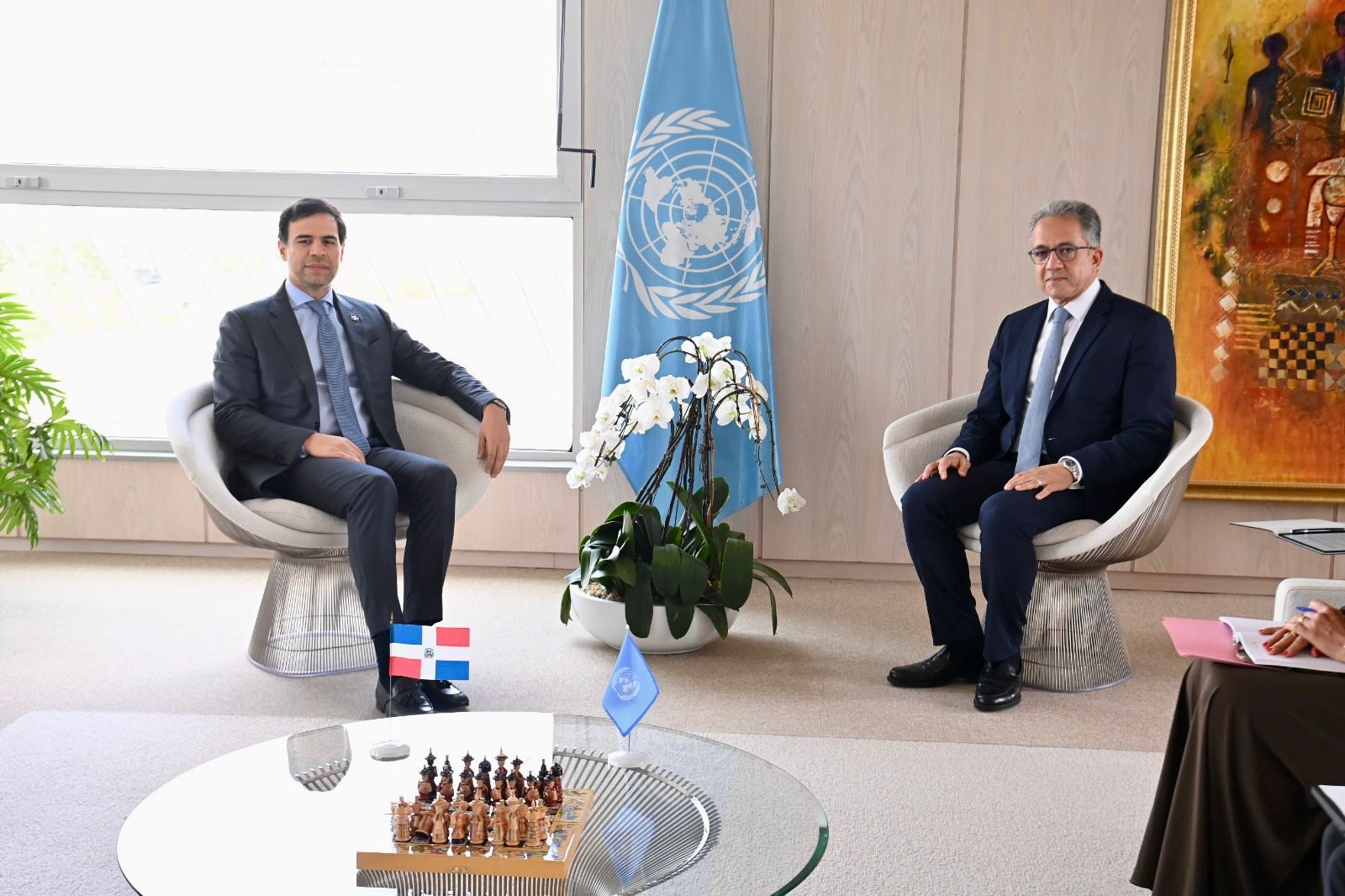 Ministro Cultura se reúne con el director general de la UNESCO