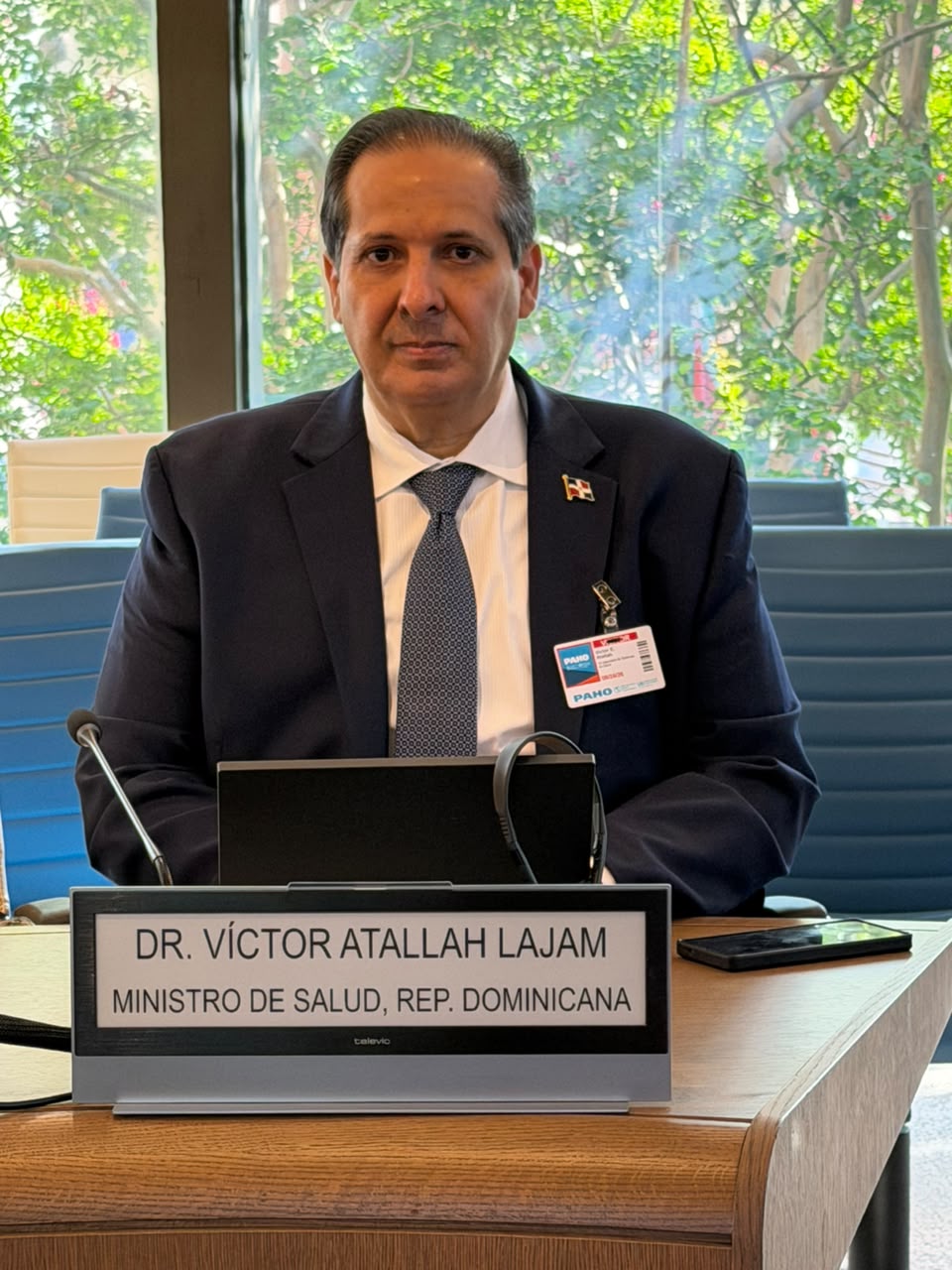 Victor Atallah presenta en Washington avances posicionan a RD como referente regional en salud