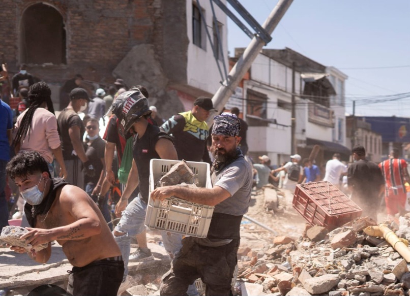 Colombia decretó desastre nacional tras sismo 7.4; superan los 110 muertos